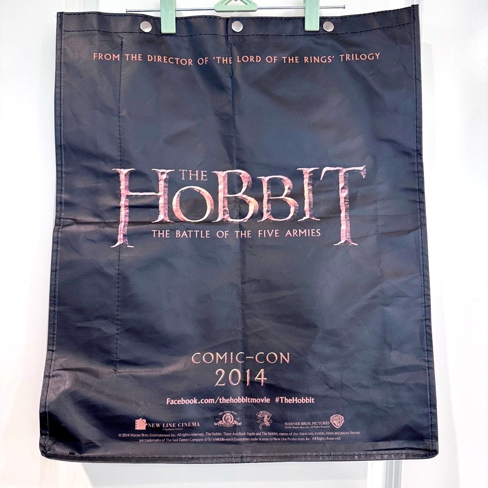 Exclusive Rare Comic-Con 2014 The Hobbit Swag Bag  Backpack SDCC